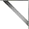 Ekena Millwork Traditional Steel Bracket, Stainless Steel 2"W x 24"D x 24"H BKTM02X24X24TRSS - alternate 2